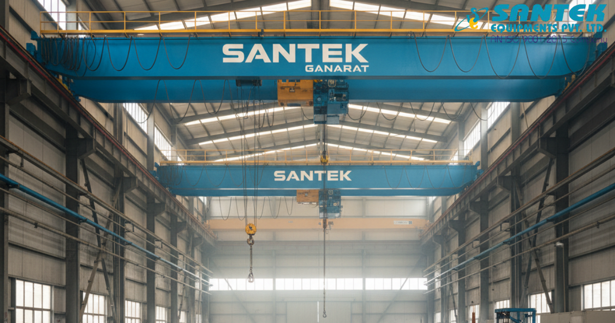 Top EOT Crane Manufacturer in India | Santek Industrial Lifting Solutions