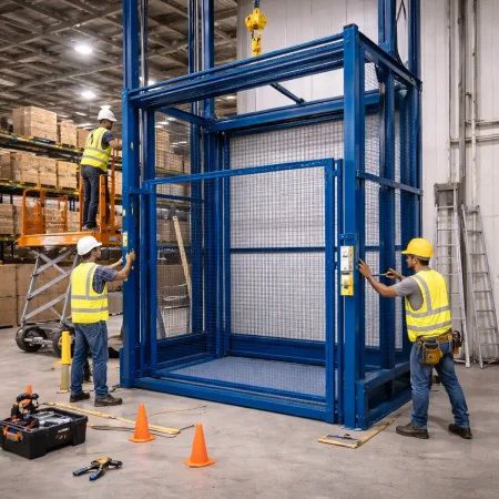 Goods lift creating